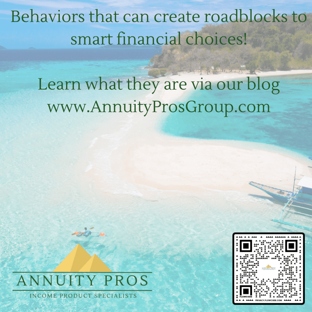 Behaviors that can create roadblocks to smart financial choices
